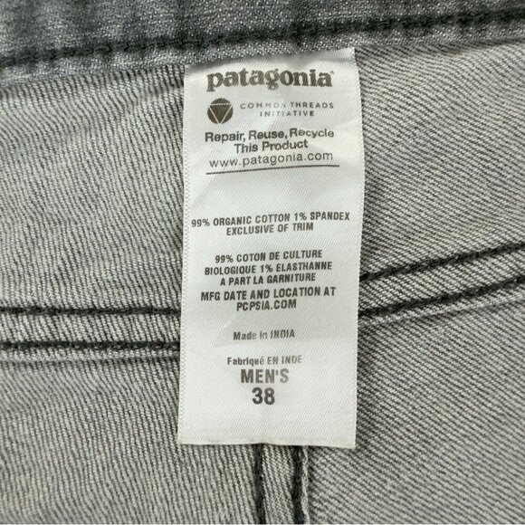Patagonia Men's Size 39x29 Regular Fit Organic Cotton Jeans 56855 Style Number - Picture 2 of 11